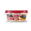 EasyFindLids 24 Piece Food Storage Containers Variety Set, Red